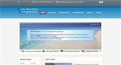Desktop Screenshot of losduendesproperties.com